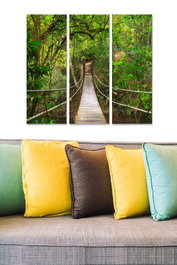 Wallity Cuadro Decorativo MDF Multicolor (3 Piezas)